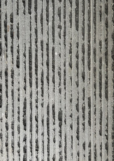 basalt grooved chiseled