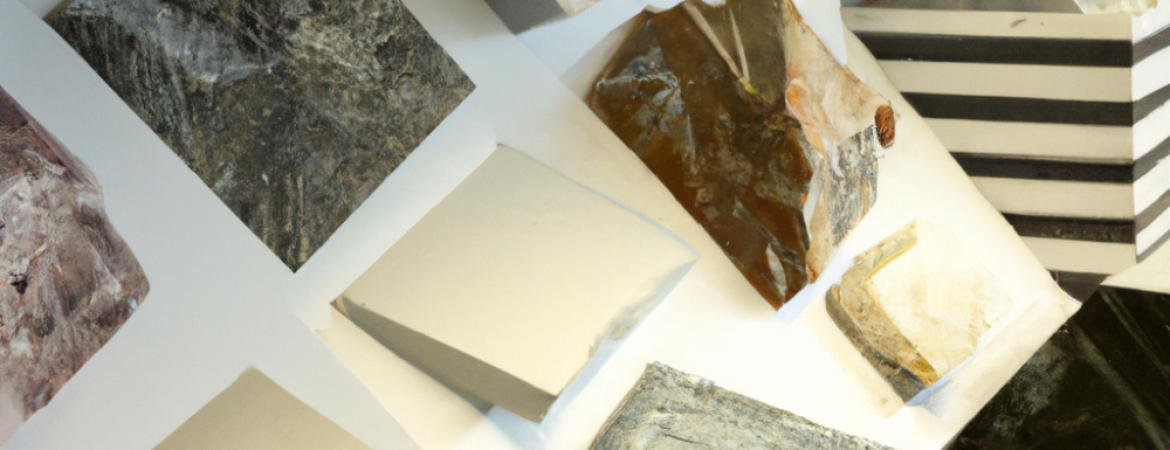 Exhibition showing different kinds of Natural Stones in their raw form.
